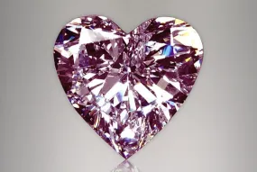 0.34 Carat Heart Pink Lab Diamond