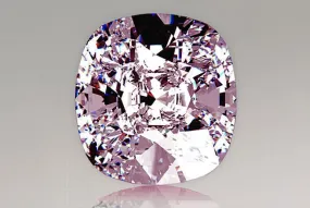 0.54 Carat Cushion Pink Lab Diamond