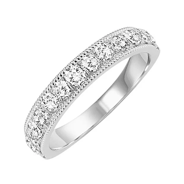 14KT WHITE GOLD DIAMOND(3/4CTW) BAND