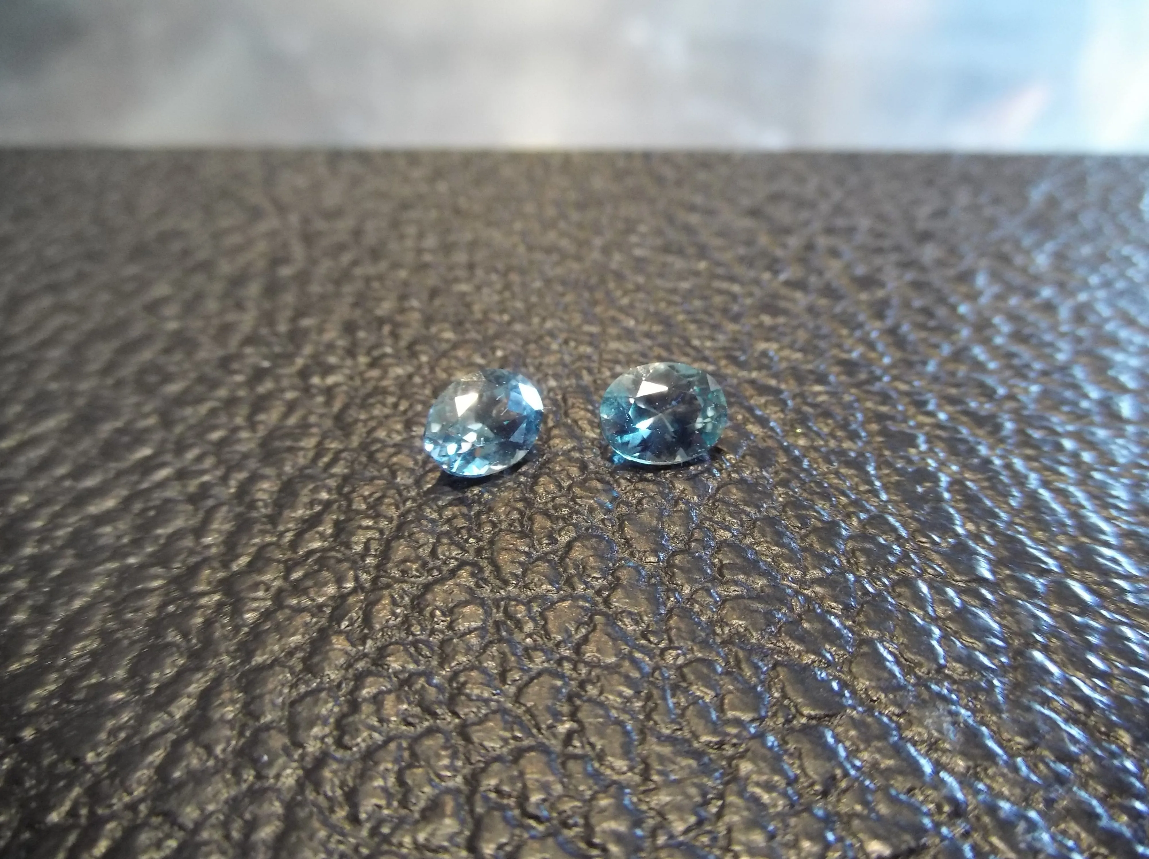 2.37tctw PAIR OF BEAUTIFUL BLUE MONTANA SAPPHIRE OVALS