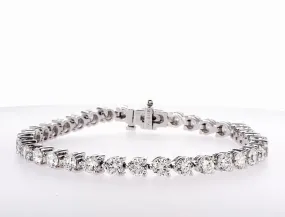 3 Prong Tennis Diamond Bracelet (9.00Ctw)