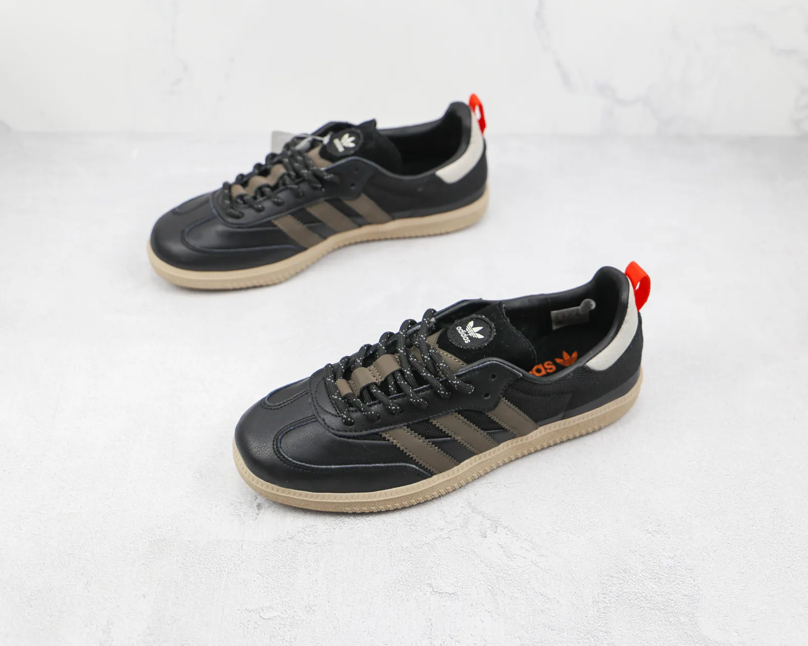 Adidas Originals Samba OG Sesame Core Black Trace Grey Metallic EE5590