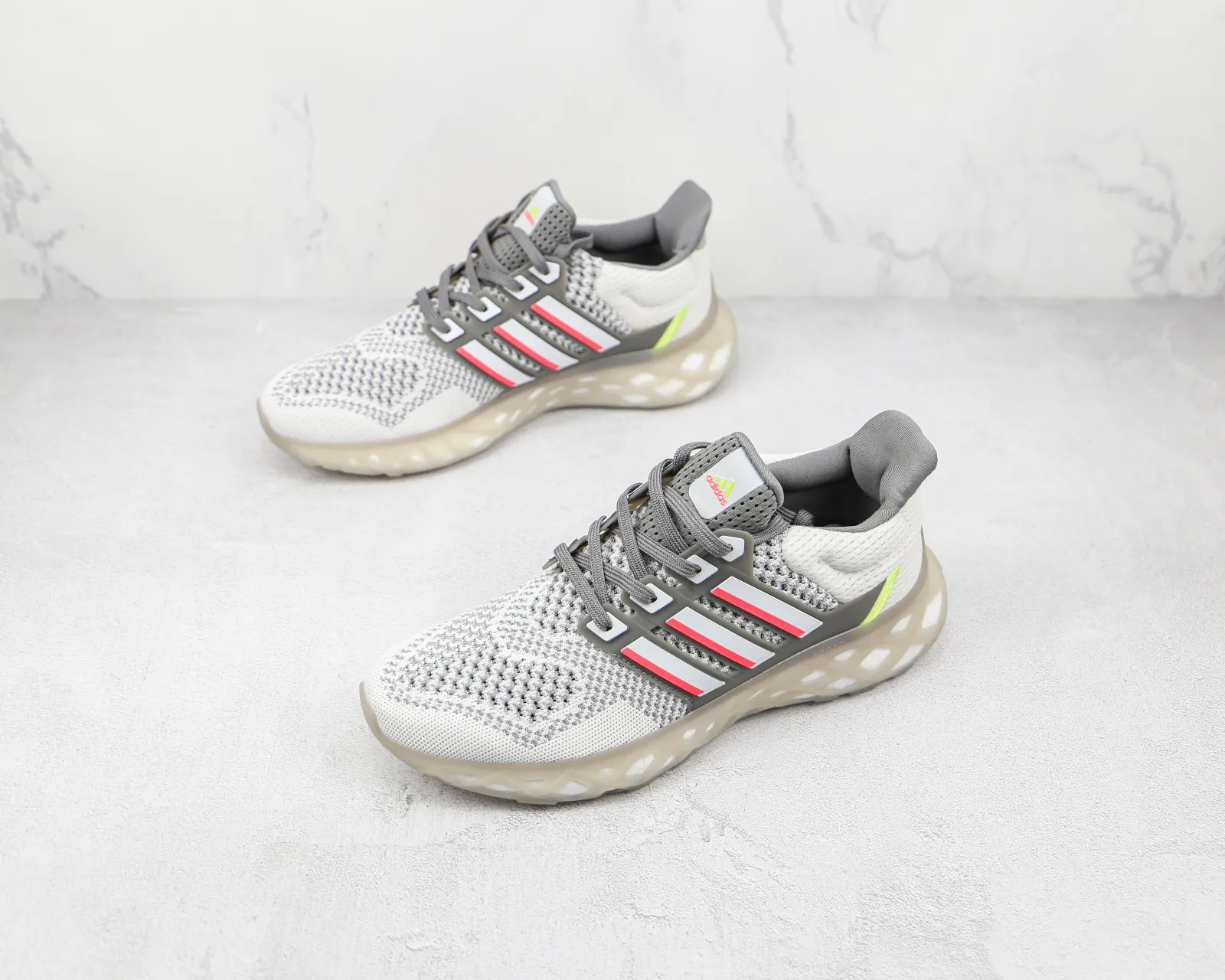 Adidas Ultra Boost WEB DNA Cloud White Grey Red CZ3680