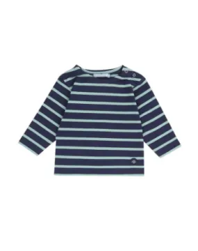 Armor Lux- Baby's Breton striped shirt - Blue & Grey