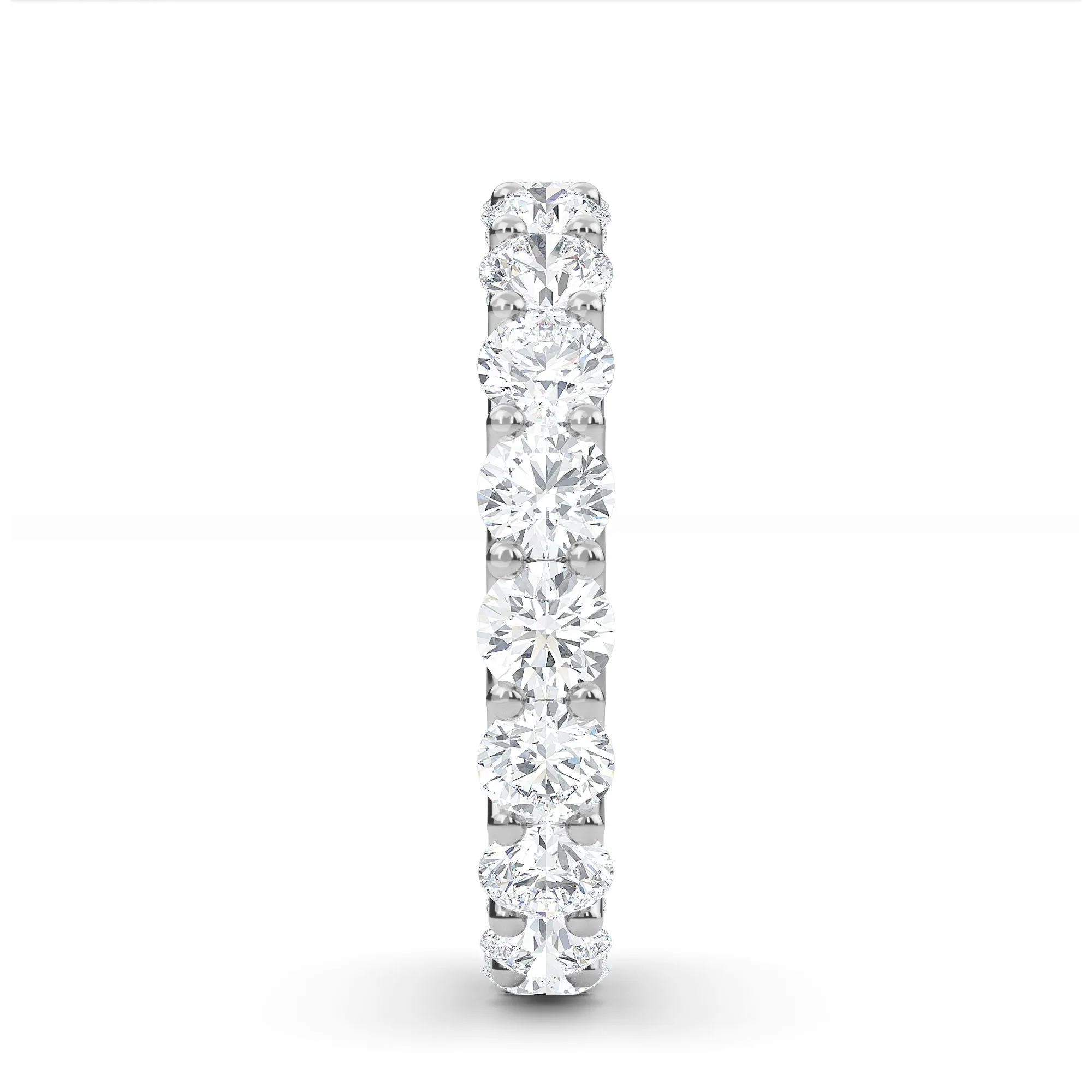 AUTRE - 14k White Gold 2.65ct Brilliant Cut Eternity Lab Grown Diamond Band