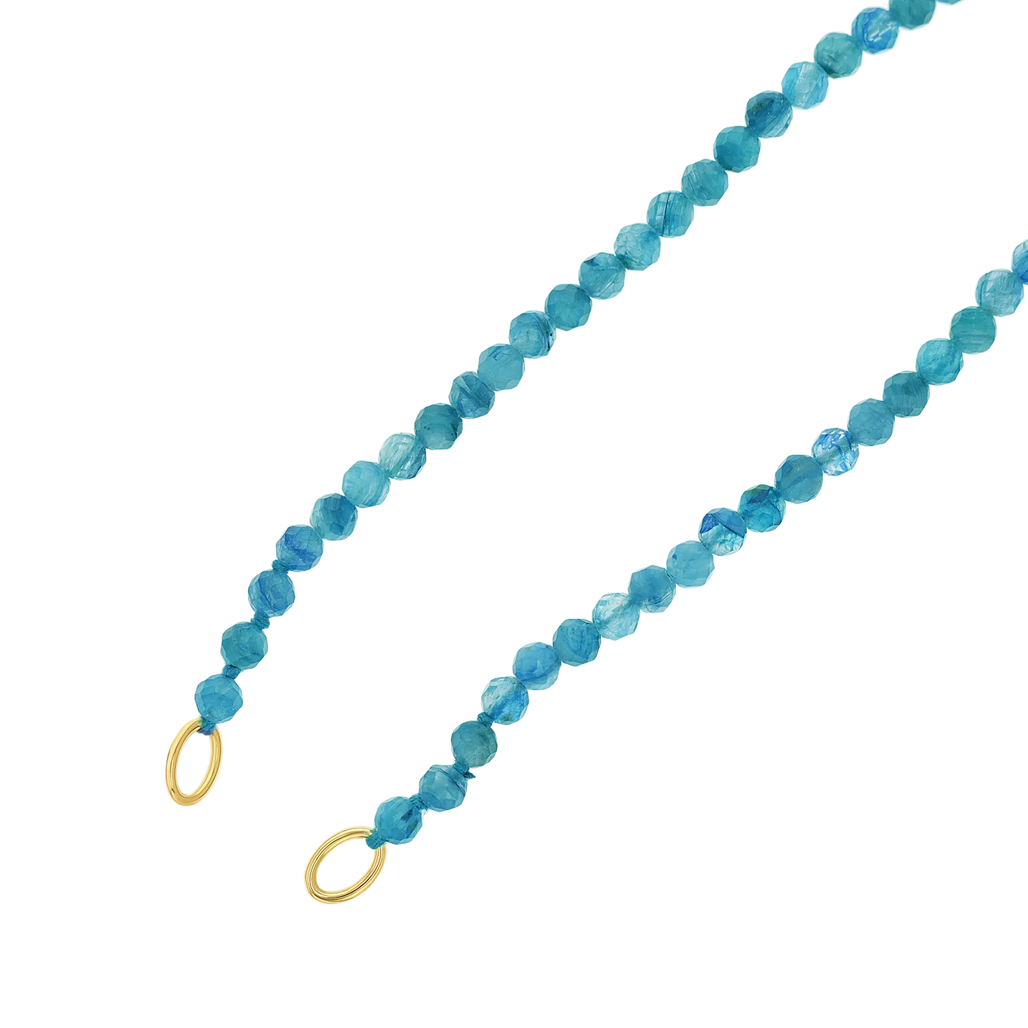 Blue Apatite Connector Necklace