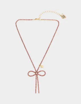 BOW PENDANT PINK