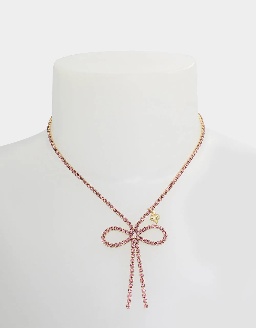 BOW PENDANT PINK