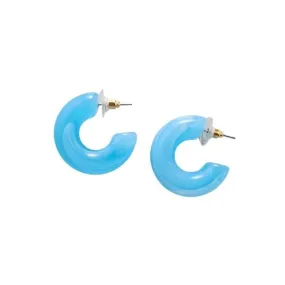 Chloe Hoops - Blue