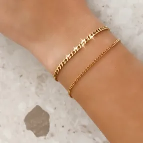 Curb Chain Gold Filled Bracelet