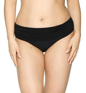 Curvy Kate Sheer Class Deep Foldover Swim Brief (CS001512) - Black