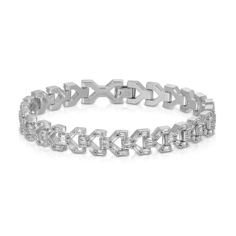 Diamond Y Link Bracelet (8mm)