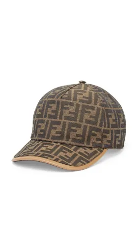 FF Fabric Baseball Cap - Brown