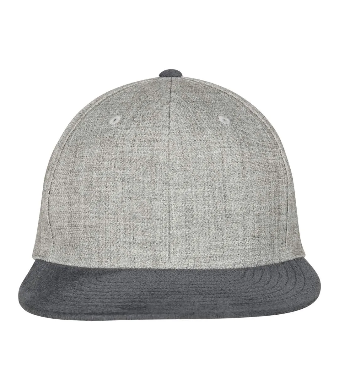 Flexfit by  unisex melange velour snapback cap grey/grey Yupoong