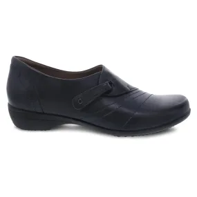 Franny::Navy Burnished Calf