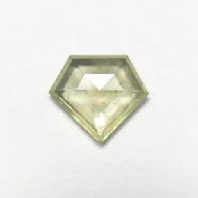 Green Double Cut Sapphire - 1.77ct Shield