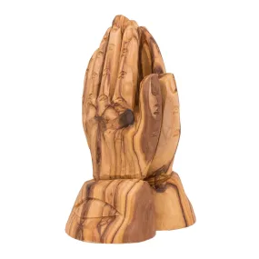 Hand Made Figurine from Natural Olive Wood Prayer Hands from Bethlehem 4,3