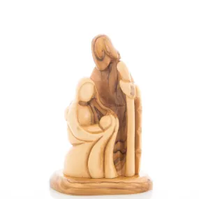 Holy Family Hand Carved Figurine ,7.3 from Olive Wood