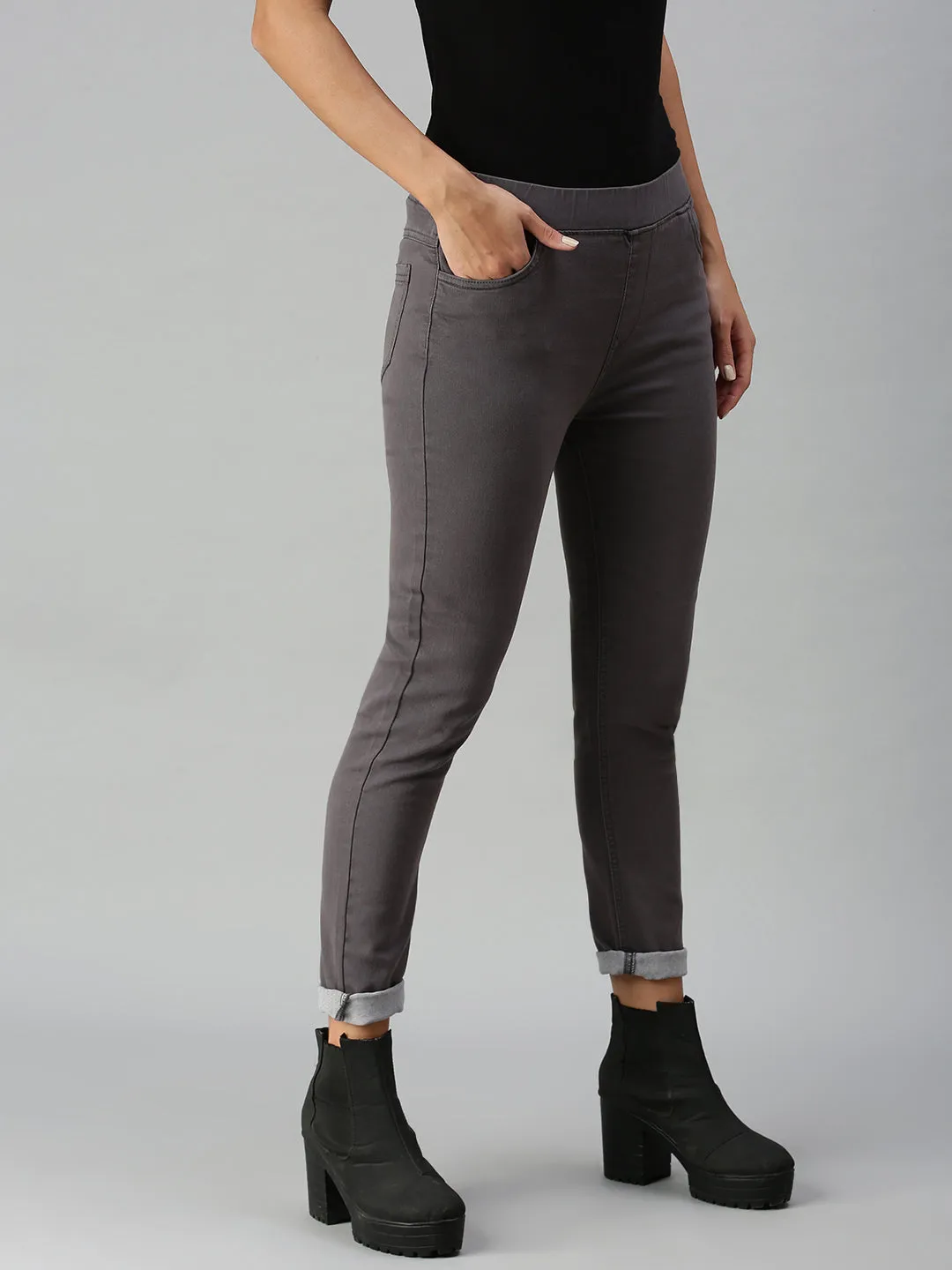 Jeggings-Dark Grey