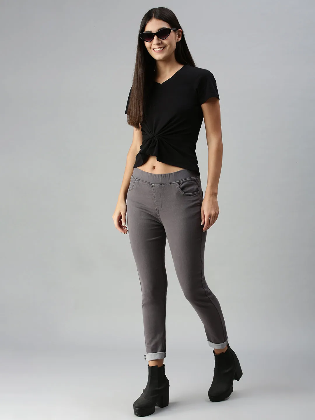 Jeggings-Dark Grey