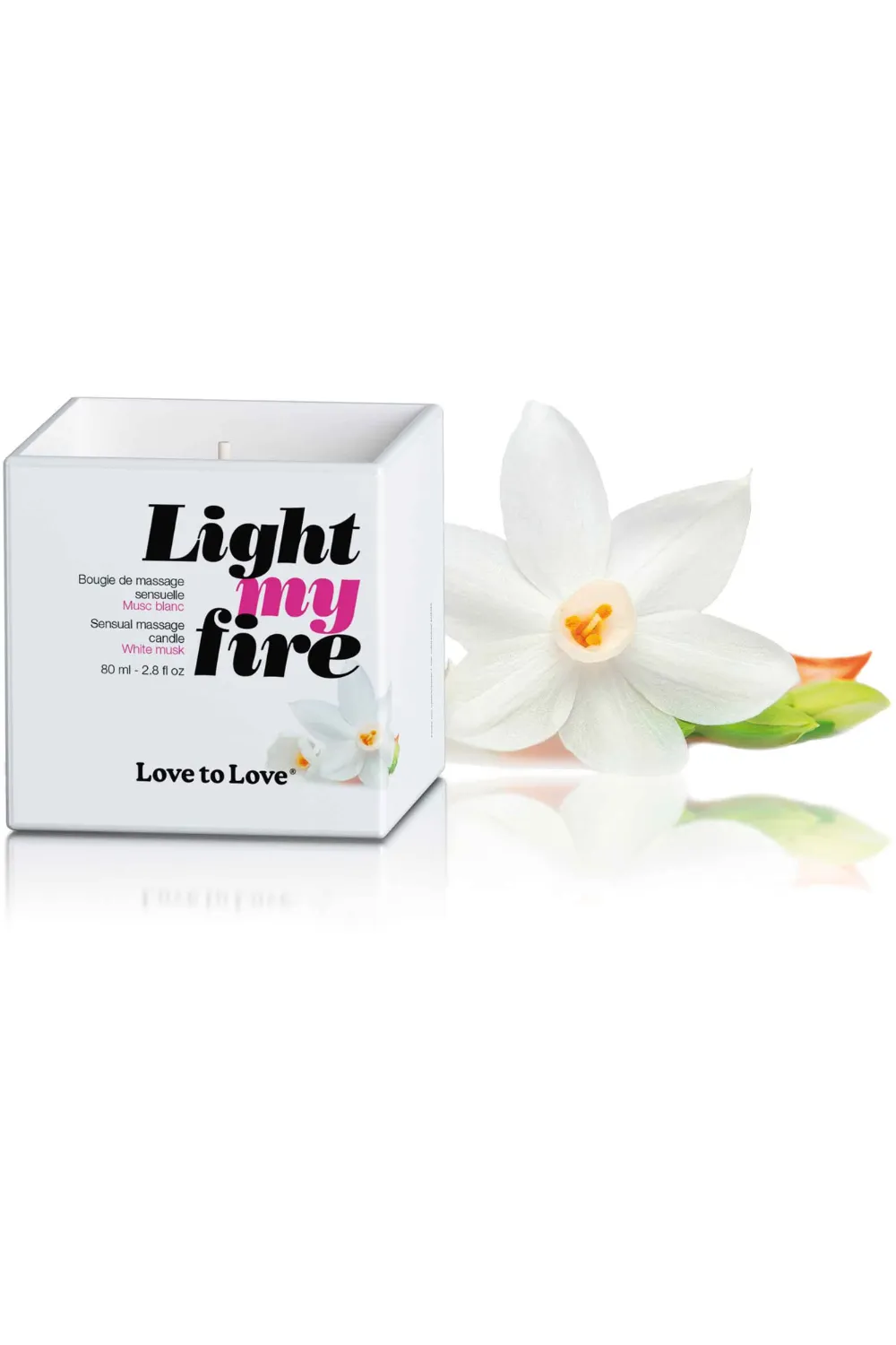 Light My Fire Massage Candle White Musk 80ml