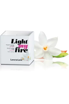 Light My Fire Massage Candle White Musk 80ml