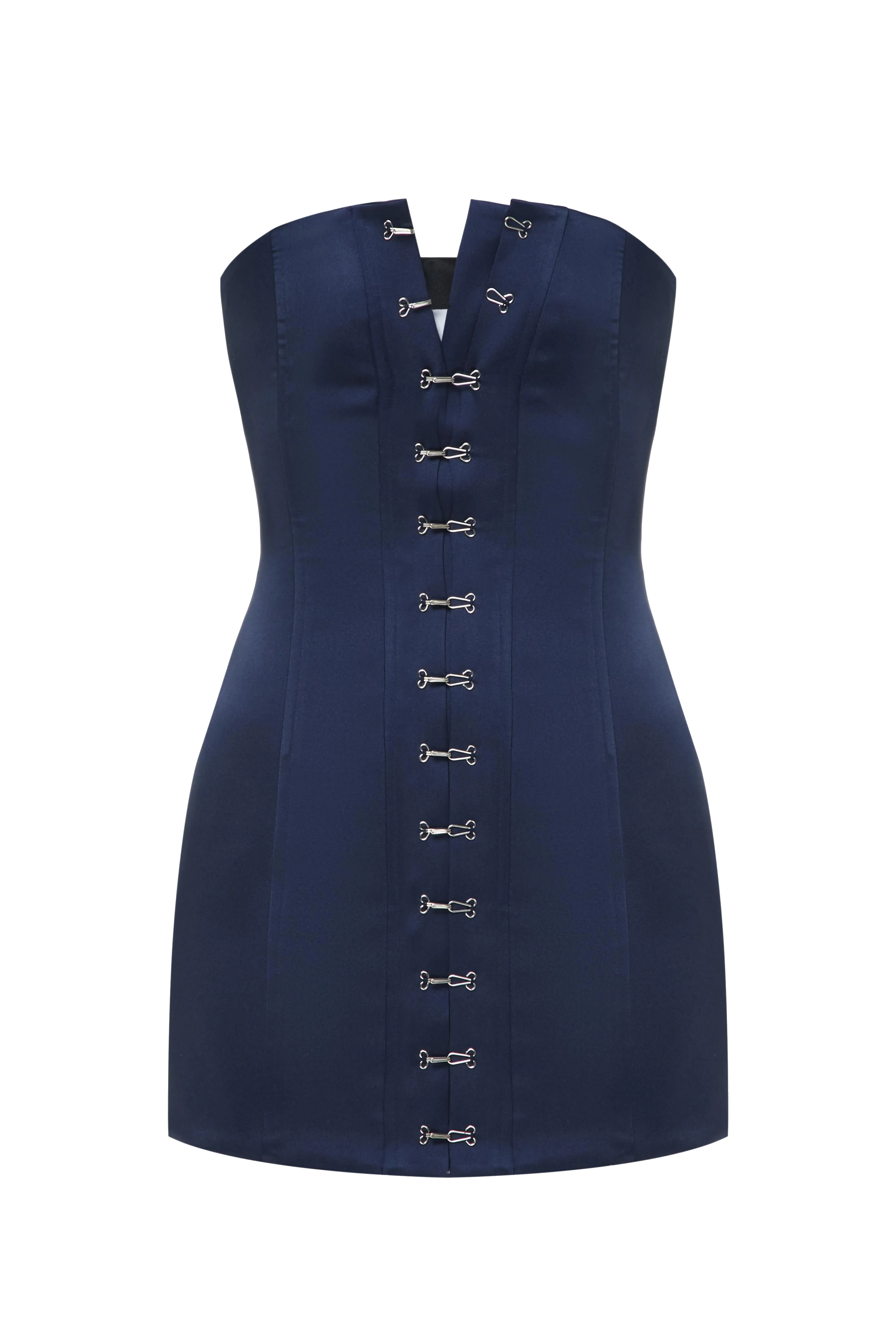 LOREN DRESS NAVY-BLUE