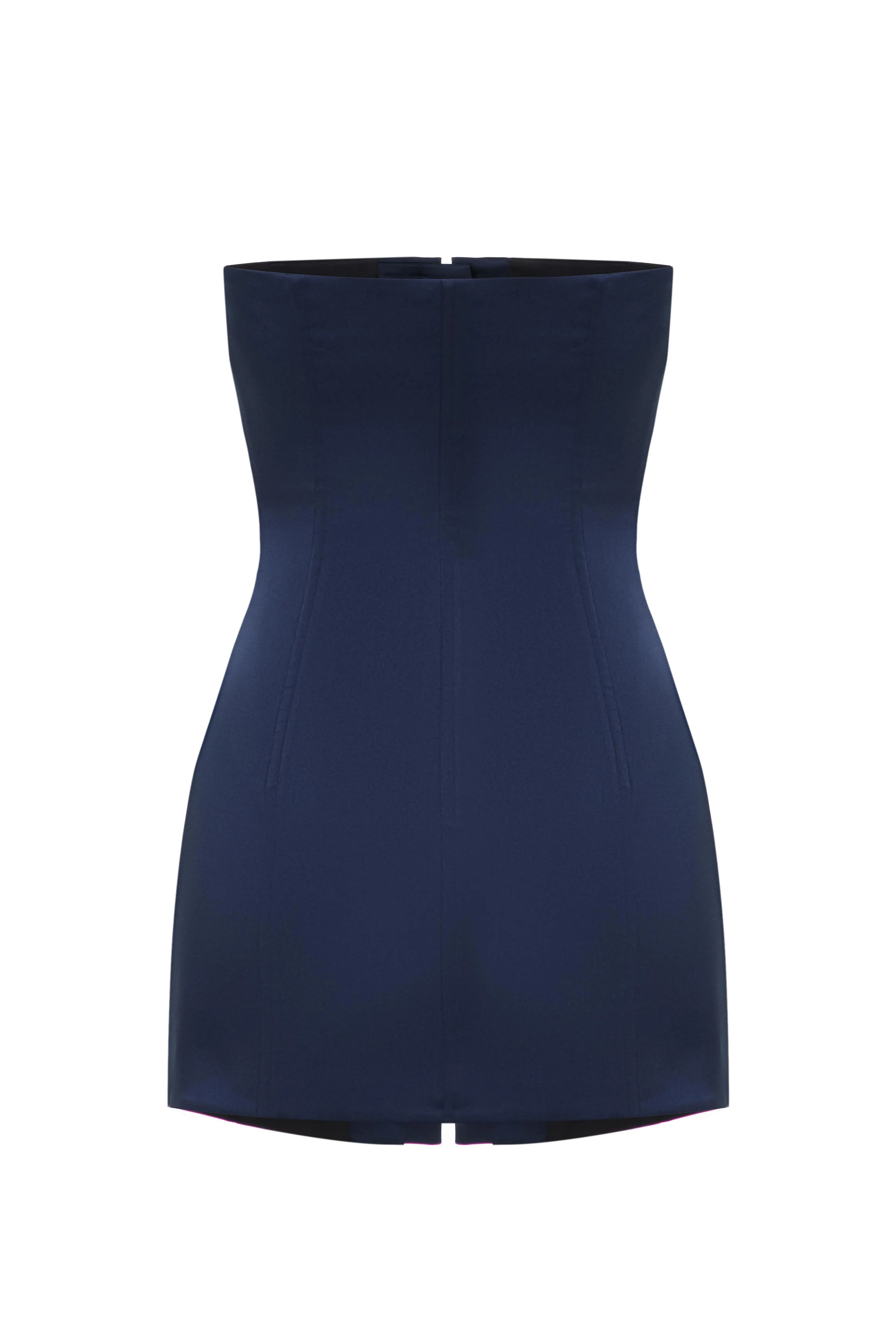 LOREN DRESS NAVY-BLUE