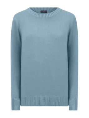 Maglia girocollo in EcoViscosa - Ashley Blue