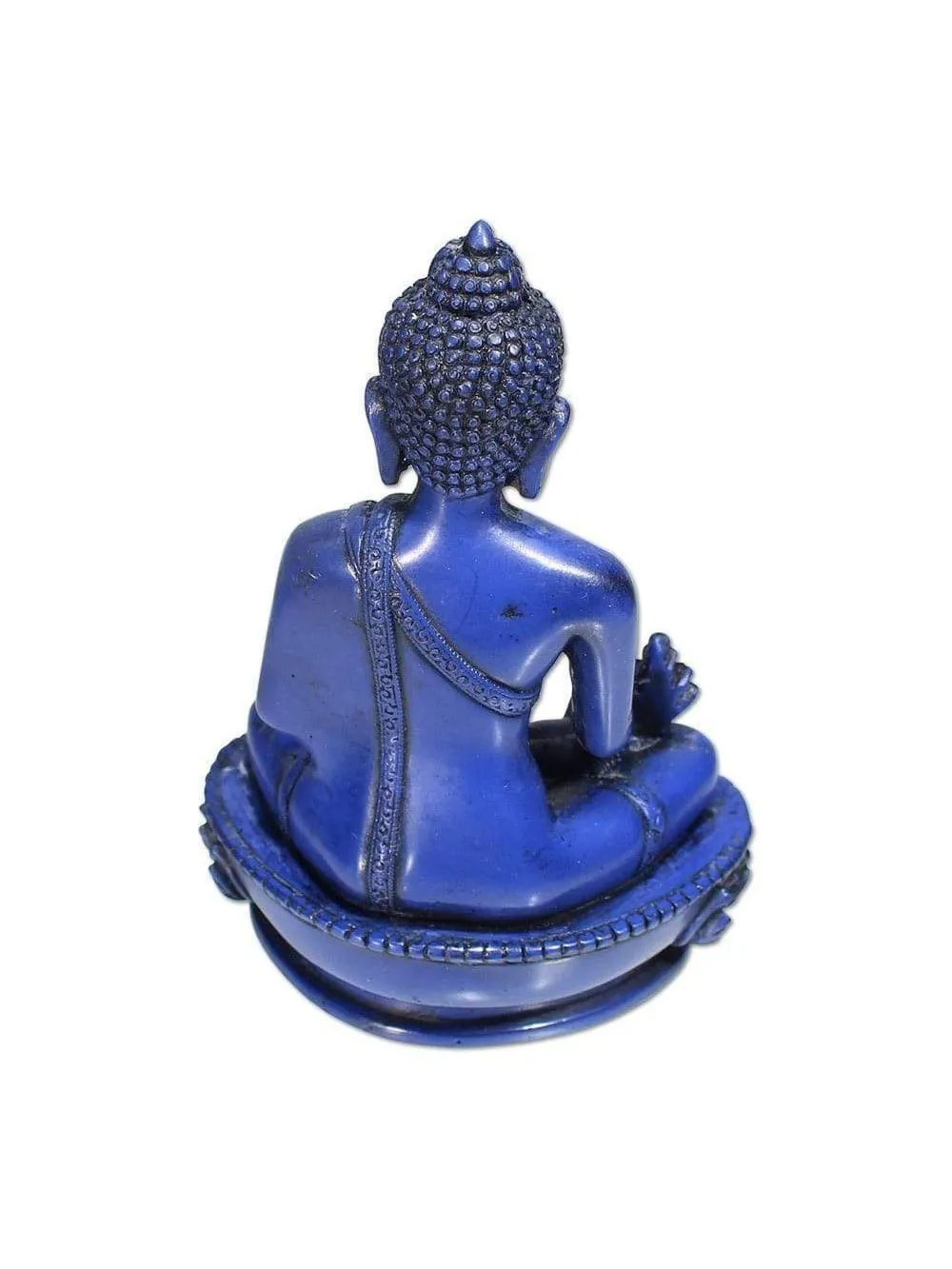 Medicine Buddha Blue Resin - 5.5 in