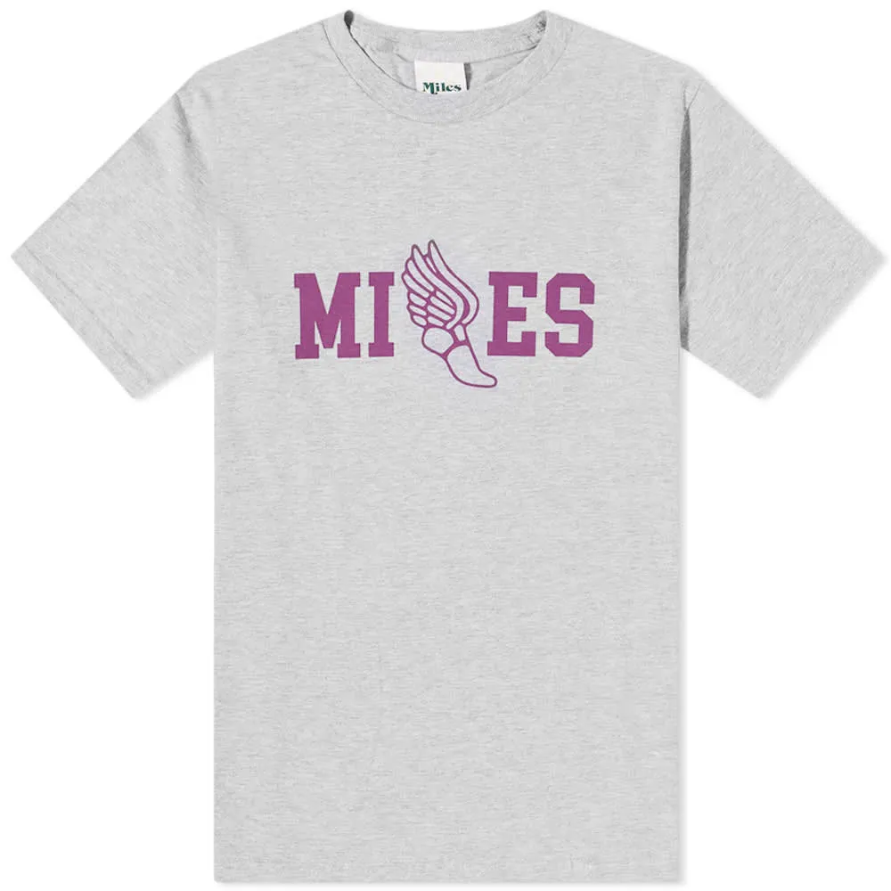 Miles Track T-ShirtHeather Grey