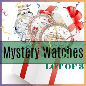 MYSTERY WATCH! RECEIVE THREE RANDOM WATCH