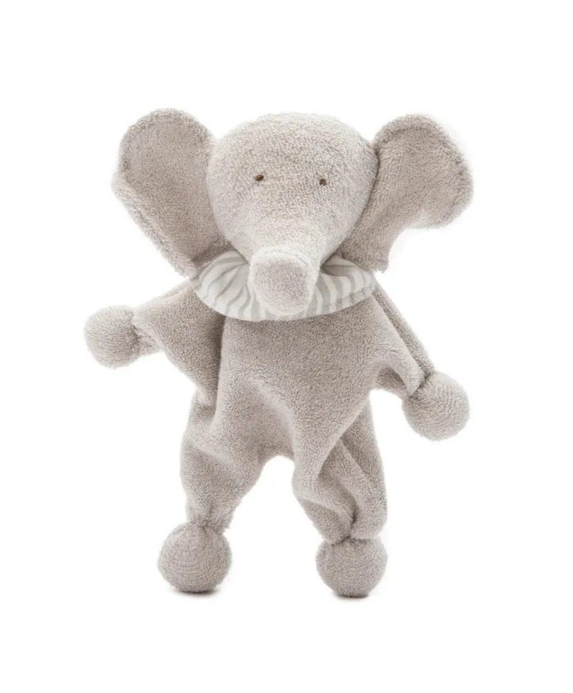 Organic Elephant Lovey Doll - Classic Grey