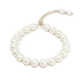 Pearl Bead Adjustable Sliding Bracelet