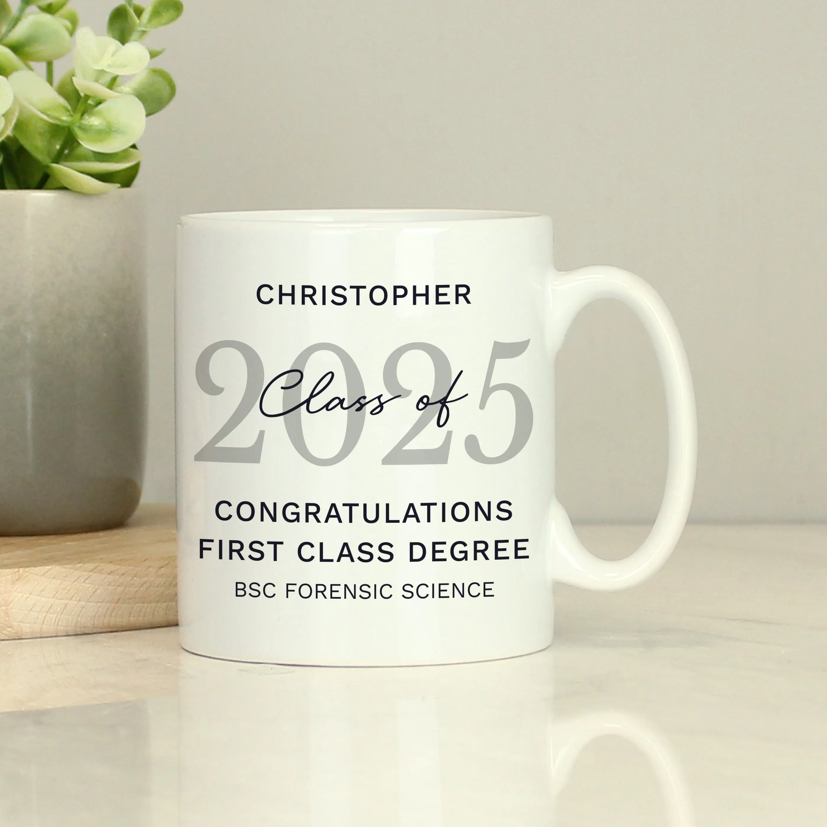 Personalised Class of Graduation Mug