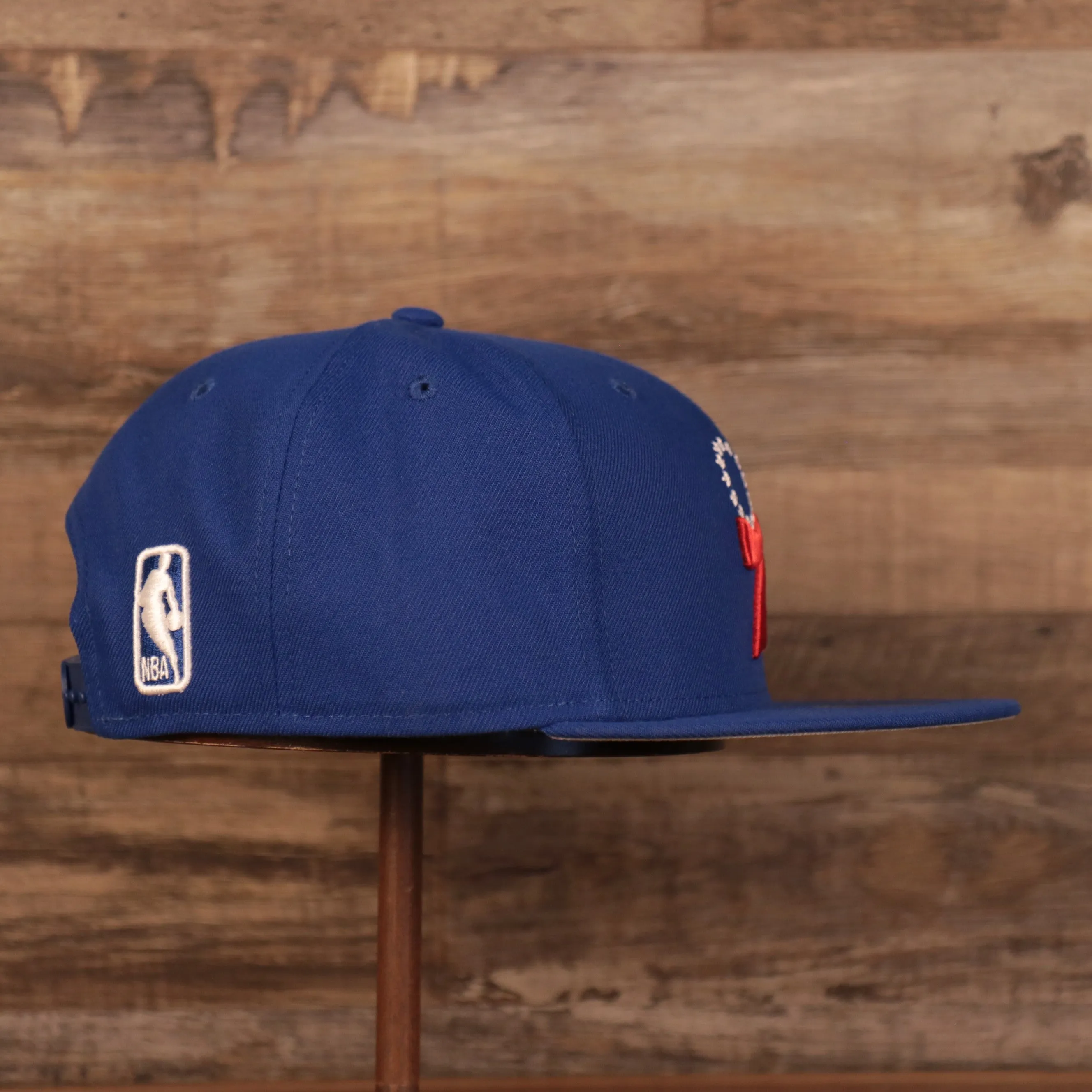 Philadelphia 76ers Blue Adjustable Grey Bottom 9Fifty Snapback