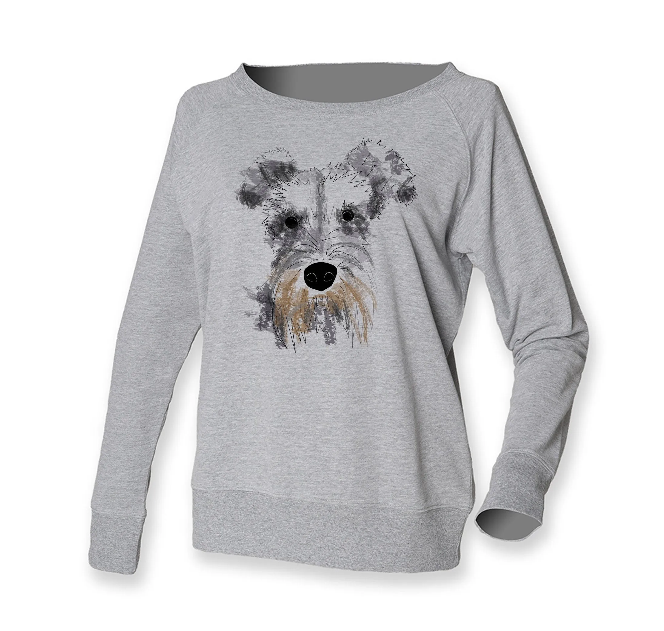 Schnauzer jumper, grey