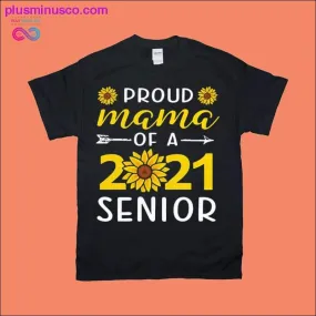 Senior 2021 Mom Proud Mama Class of 2021 T-Shirts