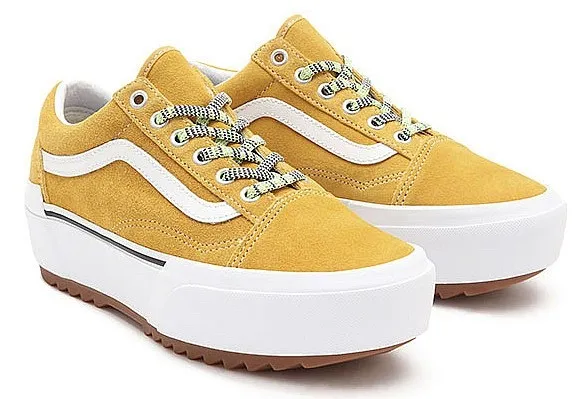 shoes Vans Old Skool Stacked - Multi Lace/Golden Yellow/True White