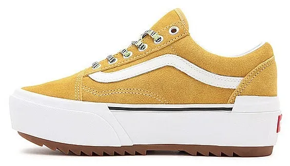 shoes Vans Old Skool Stacked - Multi Lace/Golden Yellow/True White