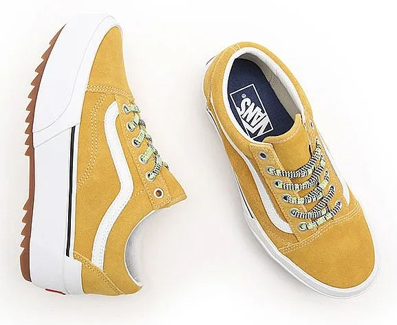 shoes Vans Old Skool Stacked - Multi Lace/Golden Yellow/True White