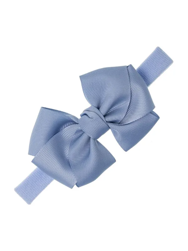 Sienna Head Bands French Blue Bow