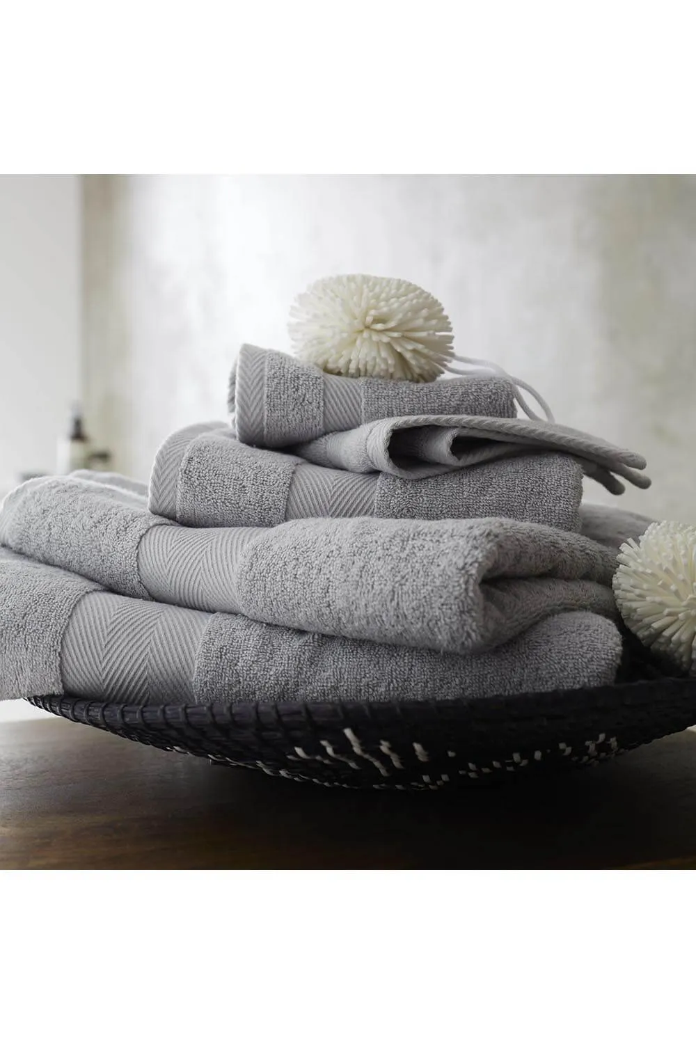 Silk Bath Sheet 100cm x 150cm - Dove Grey