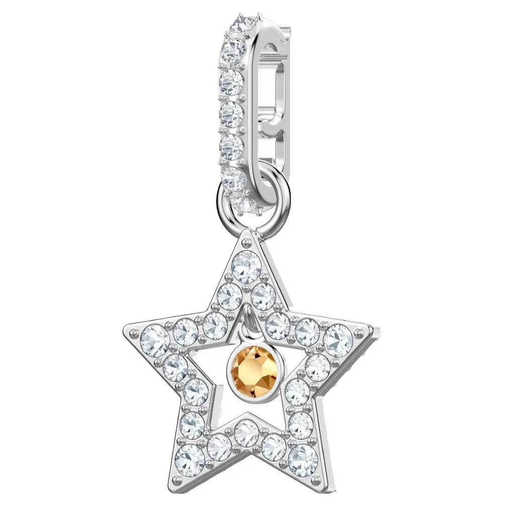 Swarovski REMIX COLLECTION STAR CHARM, White, Rhodium -5443939