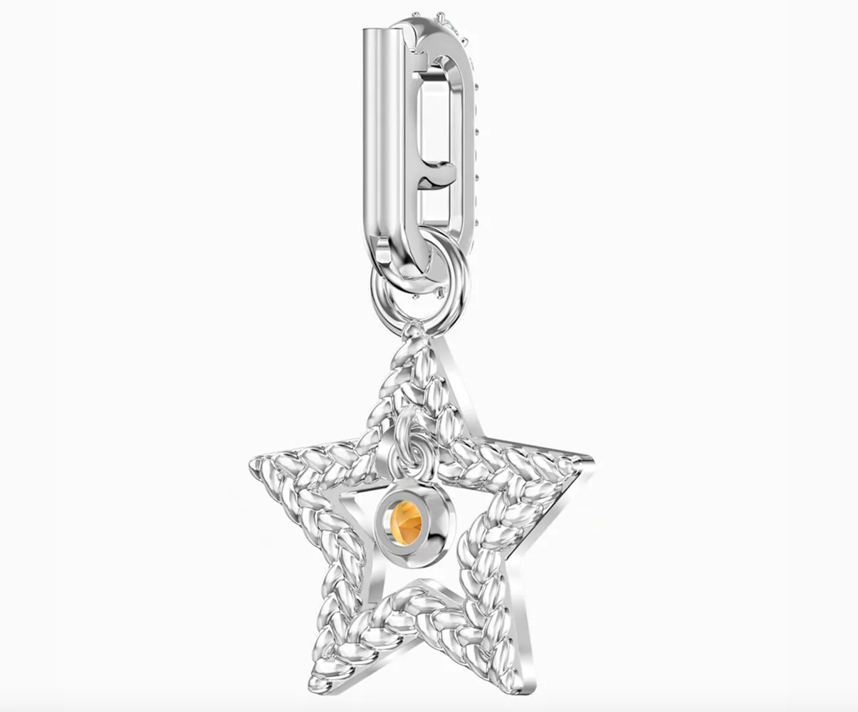 Swarovski REMIX COLLECTION STAR CHARM, White, Rhodium -5443939