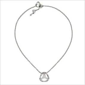 Triadra 18K White Gold Necklace with Diamonds