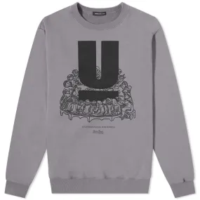 Undercover Undercoverism For Rebels Crew SweatBlue Grey