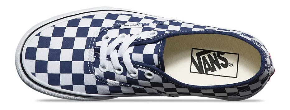 Vans Authentic Platform 2.0 (Checker)  Medieval Blue/True White