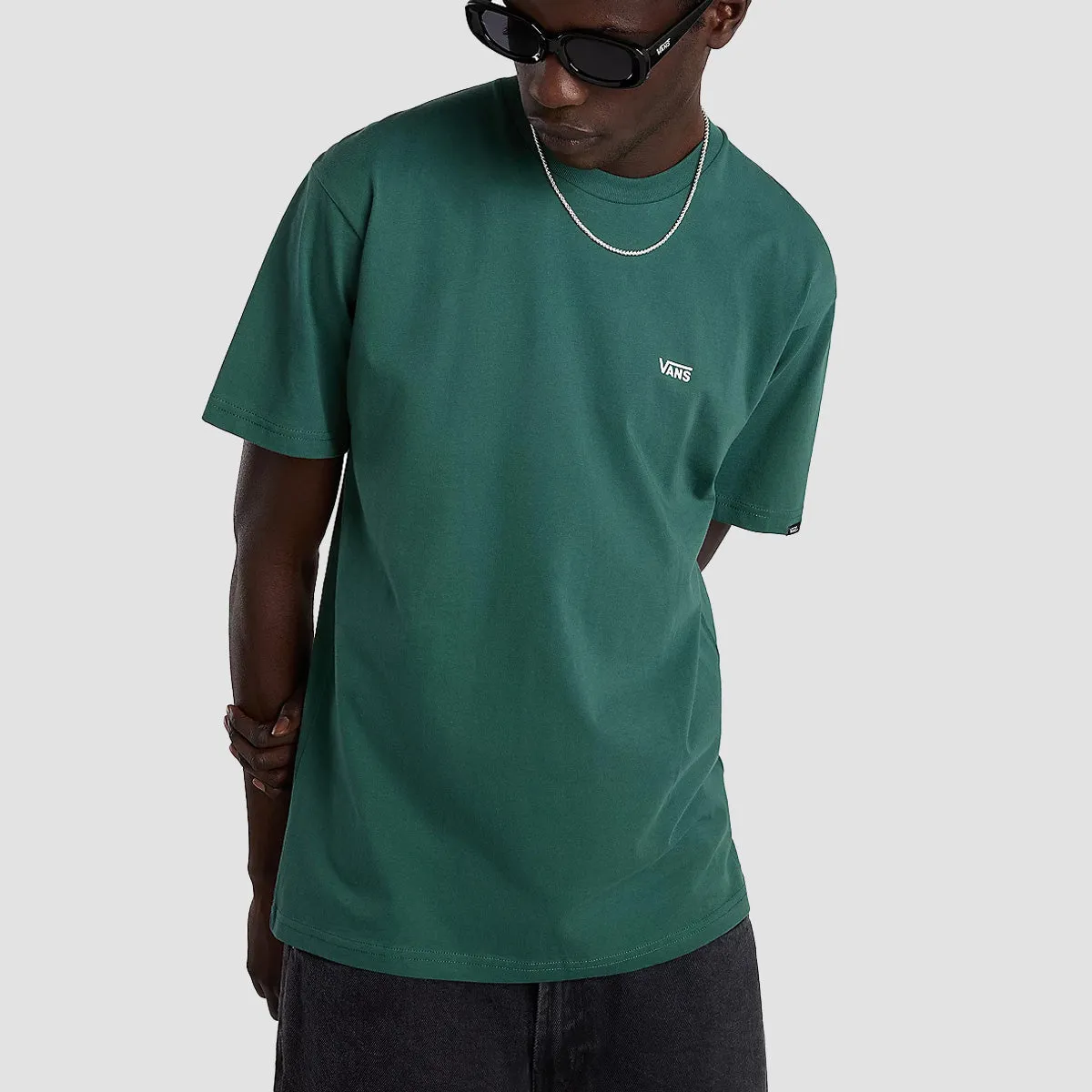 Vans Left Chest Logo T-Shirt Bistro Green