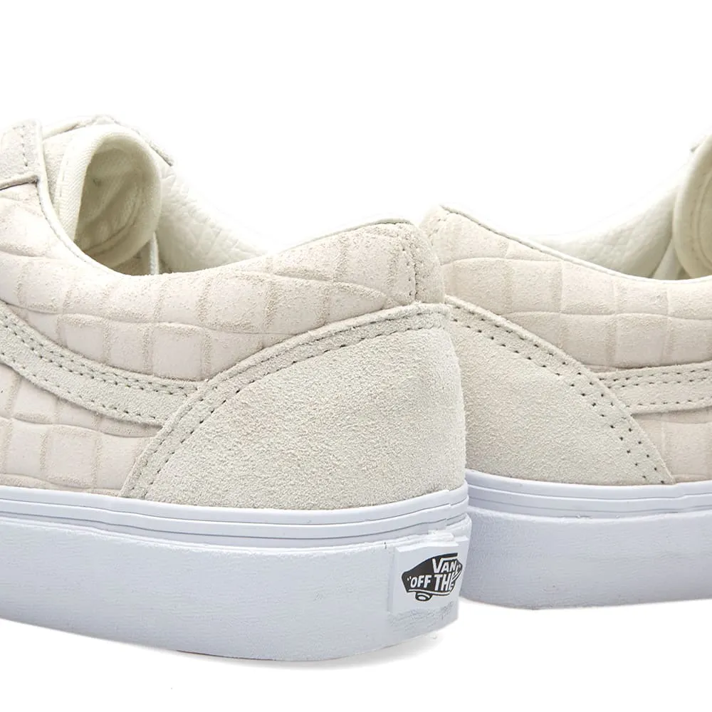 Vans Old SkoolWhite Suede Checkerboard